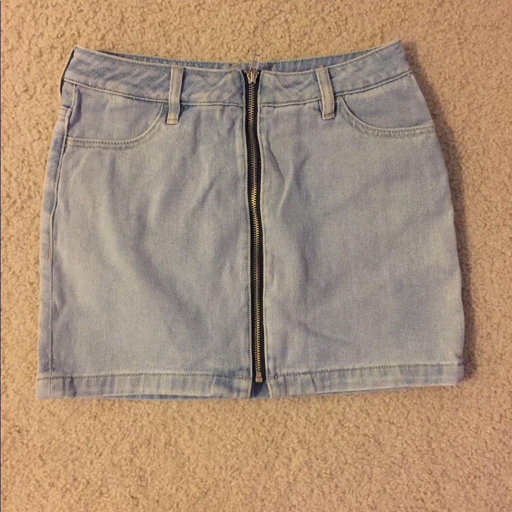 Kendall + Kylie denim skirt